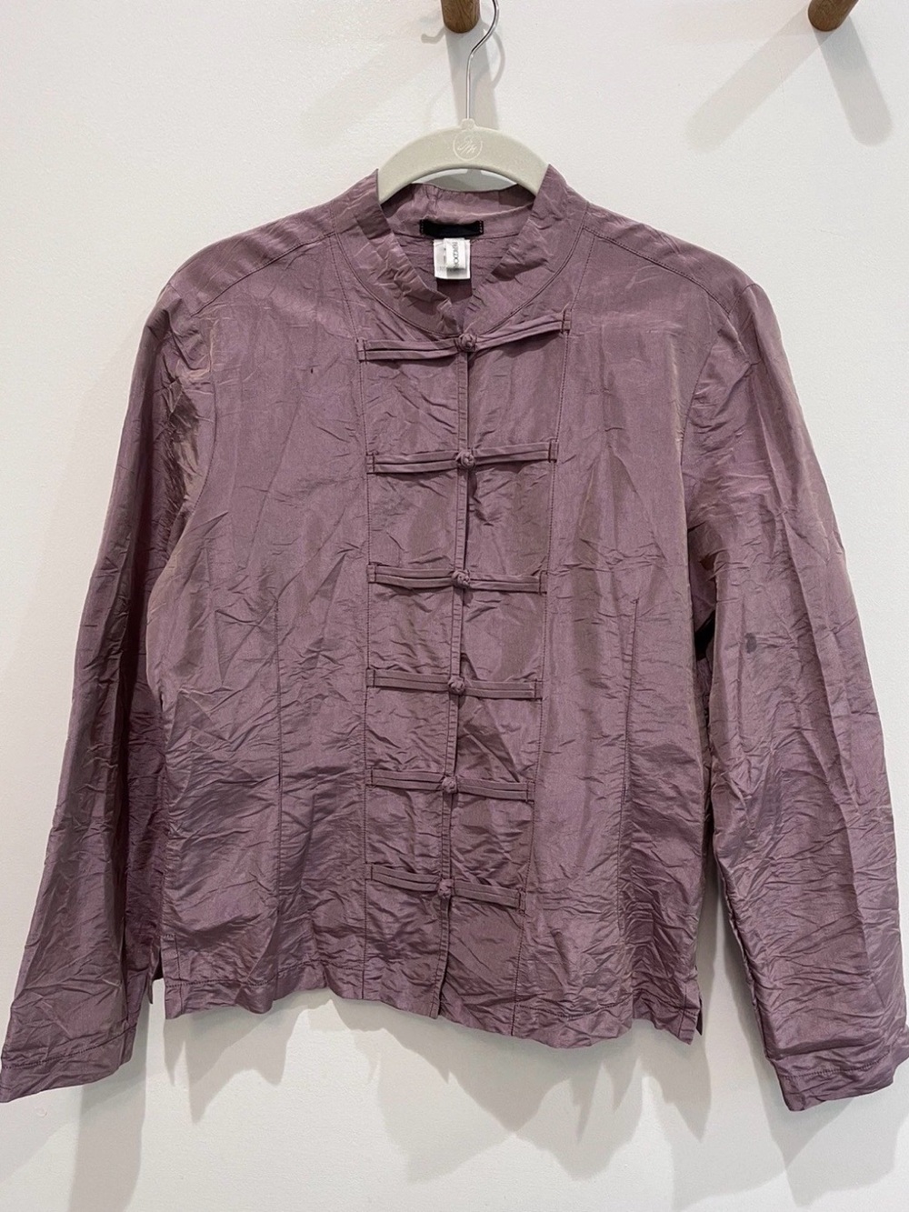 Dosa Silk Jacket - frog closure